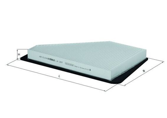 MAHLE LA287 Polen Filtresi Mercedes S-Class W140 C140