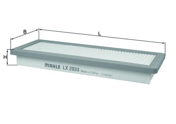 MAHLE LX2033 Hava Filtresi Psa P207-P208-P307-P308-P508-P3008-P5008-C4-C5-Grandland-Ds3-Ds4-Ds5-Thp-A16xhl . Mini N14 R55 R56 R57 R58 R59 R60 R61