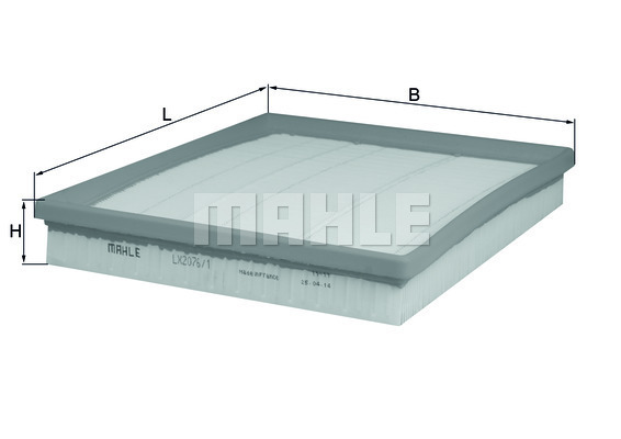 MAHLE LX2076.1 Hava Filtresi Bmw N55 F20 F21 F22 F23 F87 F30 F31 F32 F33 F34 F35 F36
