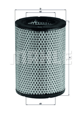 MAHLE LX228 Hava Filtresi Mercedes M110 M114 Om617 W111 W114 W115 W116