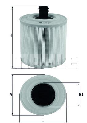 MAHLE LX3015.14 Hava Filtresi Opel Astra K 15>22 1.0-1.4-1.6 Xfl-Xft-Dth-Dte-Dti-Dtn-Xnt-Dtr-Sht