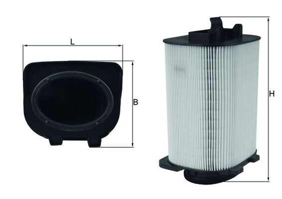 KAF28007 Hava Filtre Mercedes C Serisi (S204) C 180 2007- / C Serisi (W205) C 180 - C 200 D 2014- / E Serisi (W212) E 180 - E 200 2009- / E Serisi (W213) E 200 - E 250 - E 350 2016-