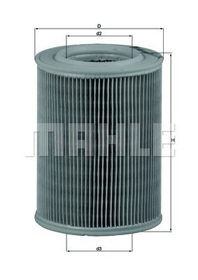 MAHLE LX455 Hava Filtre Alfa Fiat Croma
