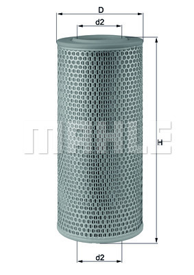 MAHLE LX610 Hava Filtresi Iveco Daily 35.8 2.5l Diesel 96->98