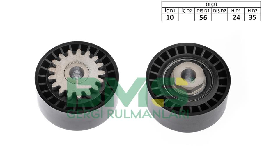 BMS 367 Alternatör Gergi Rulmani Clio I-Ii 96- -Kangoo 01- -Twng 96- -Sandero 08- 1.2-1.2 16v