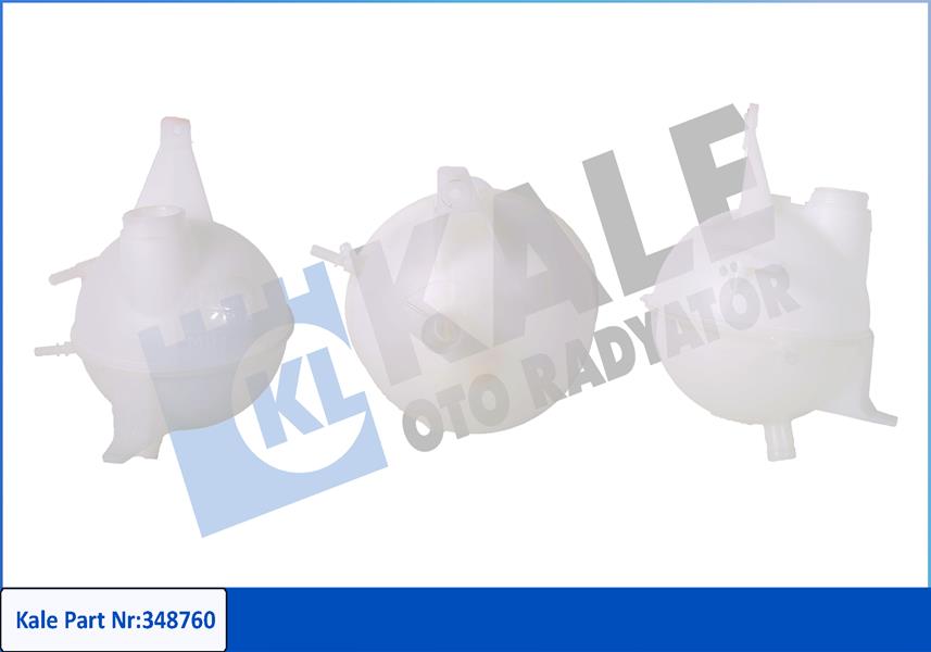 KALE 348760 Radyator Yedek Su Deposutransit V347 2.2tdci 2.4tdci 3.2tdci 06>13 Kapaksiz