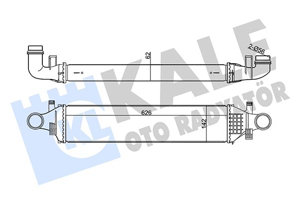 KALE 350895 Turbosarj Radyatoru Mercedes W176 W246 C117 X156