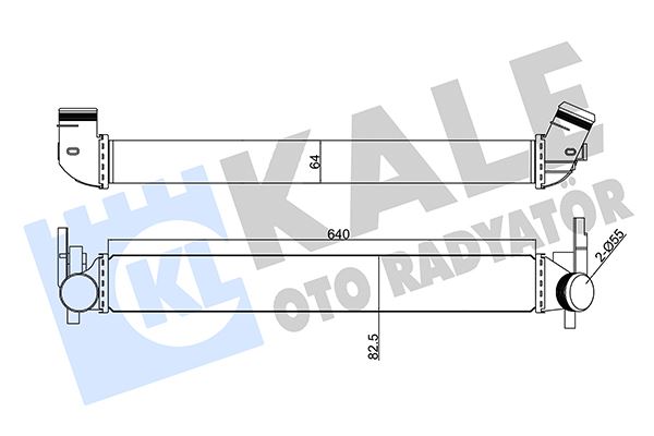 KALE 350870 Turbo Radyatörü Intercooler Polo 09>A1 11-15 Ibiza Iv-Fabia Ii