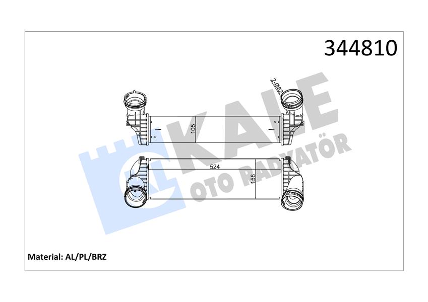 BSG 15-535-007 Turbo Radyatörü 17517809321 X5 E70-X5 E70 Lci-X5 F15-X6 E71-X6 F16
