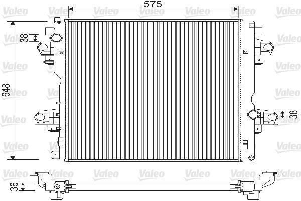VALEO 733207 Radyatör Toyota Land Cruiser 150 3.0 4.0 D