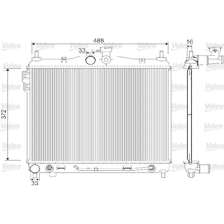 KLR-369600 Motor Su Radyatoru Hyundai Getz 02-/ Benzinli Otomatik