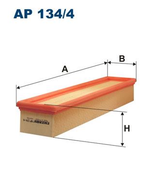 FILTRON AP134.4 Hava Filtresi Clio Ii 01>06 Kangoo 01>Logan 05> Sandero 08>Almera 03>06 1.5 Dci K9k