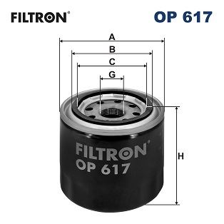 FILTRON OP617 Yağ Filtresi Accent 1.3-1.5-1.6 94-05 Era 1.4 Gl-1.6gls-Elantra 1.6-1.8-2.0-Getz 1.3-1.4-1.6-İ20