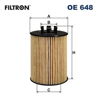FILTRON OE648 Yağ Filitresi Astra G-H 98 > Corsa B-C-D 96 > Meriva 04-10 1.0-1.2-1.4 Xe-Xep