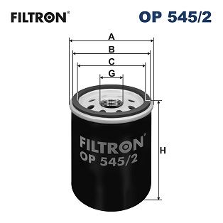 FILTRON OP545.2 Yağ Filtresi Fiat Egea-Doblo-Albea-Palio-Brava-Marea-Punto-Stilo 1.2 1.4 Astra F-Combo-Corsa A-B-Vec Tra-Tigra-L200-Civic