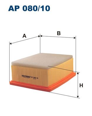 FILTRON AP080.10 Hava Filtresi Partner 1.9d 96 > 2.0 Hdi 00 > Berlingo 1.9d 96 > 2.0 Hdi 00 >