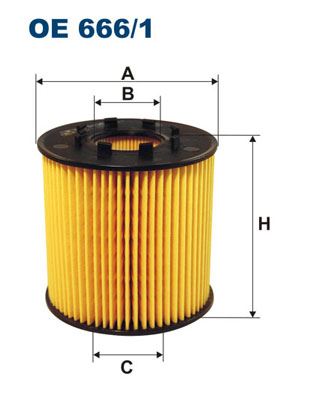 FILTRON OE666.1 Yağ Filtresi Master Ii-Iii-Movano 00 >Trafic Ii 03 > Laguna Ii 01 > Vivaro 03 > 2.2dti-2.2dci-2.5dci