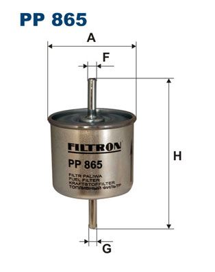 FILTRON PP865 Yakit Filtresi Ford Escort-Mondeo-Fiesta-Ka 93> 1.4-1.6-1.8-2.0 Zetec