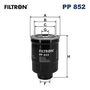 FILTRON PP852 Yakit Filtresi Opel Campo 2.5 D 76hp 90-94