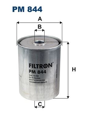 FILTRON PM844 Yakit Filtresi Trafic 2.5 89>99-Master I 2.5d 89>98-Boxer 2.5td 94>02 Levend 60 03>13-Jumper 1.9-2.5