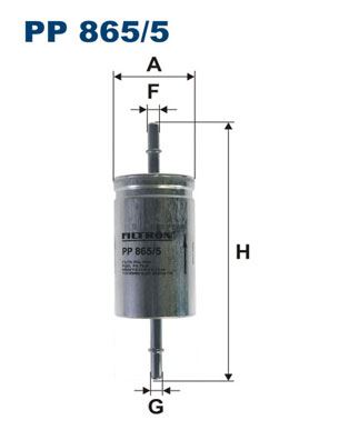 FILTRON PP865.5 Yakit Filtresi Volvo S40 1.6 1.8 2.0 2.4 T5 04 >C30 V50 C70 2.4i 06 > Focus 1.6 1.8 98-04 2.0 04 >