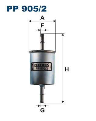 FILTRON PP905.2 Yakit Filtresi Chevrolet Leganza 2.0i 16v 133hp 03/97-12/02