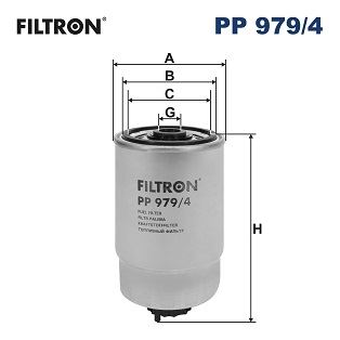 FILTRON PP979.4 Yakit Filtresi Hyundai Accent Era. Getz 1.5l D4fa 06-10 / Sonata 2.0l D4ea 06-11 / I30 1.4l 1.6l Crd I 12-> / Santafe D4eb 06-09 / Kia Rio 1.5l Crdi 05-> / Sorento 2.5l D4cb 02-> 2.0l D4ha 10-12