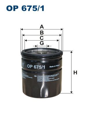 FILTRON OP675.1 Yağ Filtresi Mazda Bt50 Un Ford Ranger Et 07-11 2.5/3.0 Tdci