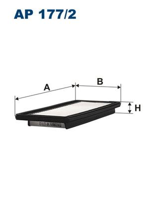FILTRON AP177.2 Hava Filtresi Hyundai Atos / Atos Prime / Amica 1.0i 54hp 02/98-03/02
