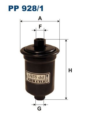 FILTRON PP928.1 Yakit Filtresi H1 Starex 2.4 98-04 - Sonata 2.0-2.4-2.5 96-01 -Hilux 2.4 89-05