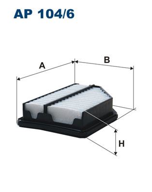FILTRON AP104/6 Hava Filtresi Civic Viii 1.4 Hb-Fn-Fk 05>