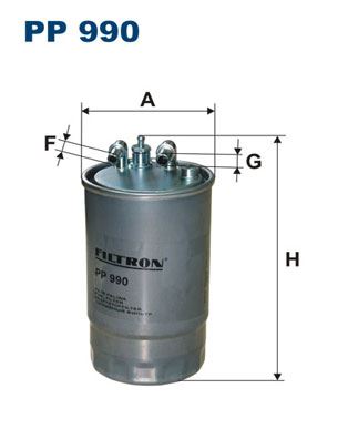 FILTRON PP990 Yakit Filtresi Komple Corsa D 1.3 Cdti 06> Z13dtj Z13dte Z13dth A13dte A13dtr