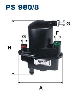 FILTRON PS980.8 Yakit Filtresi Clio Iii 1.5dci 05- -Modus 1.5dci 04- 8200447197