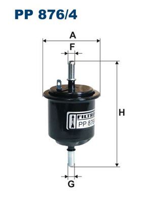 FILTRON PP876.4 Yakit Filtresi Hyundai Accent Ii Lc 1.3 86hp 01/00-03/03
