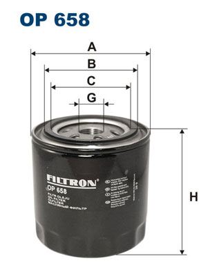 FILTRON OP658 Yağ Filtresi Ac Delco W920/25