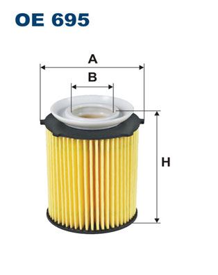FILTRON OE695 Yag Filtresi Mercedes M270 M274 W204 W205 W176 W177 W246 W212 W213