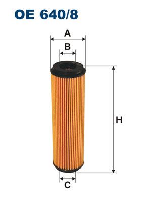 FILTRON OE640.8 Yag Filtresi Mercedes M271 W203 Cl203 S203 C209 A209 W204 S204 W211 W212 R171