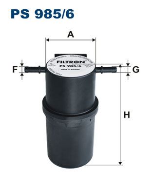 FILTRON PS985.6 Yakit Filtresi Vw Crafter 30-35 / 30-50 2.0 Tdi 2011 >