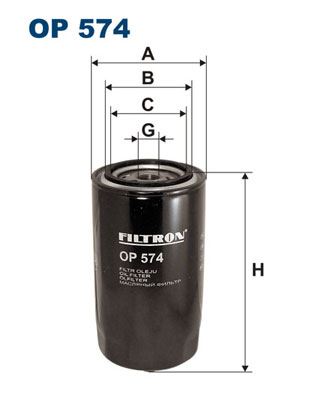 FILTRON OP574 Yağ Filtresi T4 Aaf-Acu-Aen-Aeu 90-03 - Lt28-35 - Lt40-55 82-96 - Volvo 740-940-960