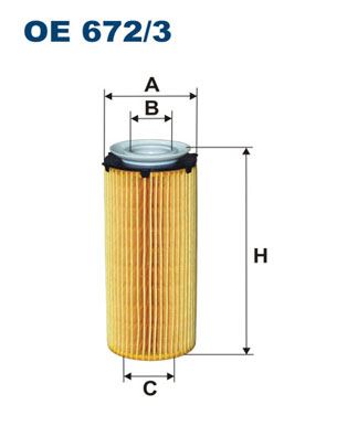 FILTRON OE672.3 Yag Filtresi Bmw N57 E90 E92 E93 F10 F01 F07 E70 E71 E72