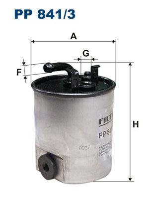 FILTRON PP841.3 Yakit Filtresi Mercedes Om611 Om668 W168 W414 W638 B901>B904