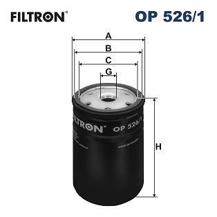 FILTRON OP526.1 Yağ Filtresi Caddy-Golf-Jetta-Passat-Polo-Bora-T5-Lt28-35-Lt40-55-Ibiza-Leon-Toledo-Octavia