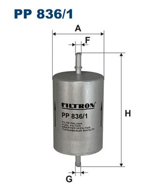 FILTRON PP836.1 Yakit Filtresi Bora-Golf Iv-Multivan V-Transporter V-Octavia-Toledo Ii-Leon-Audi Tt-A4