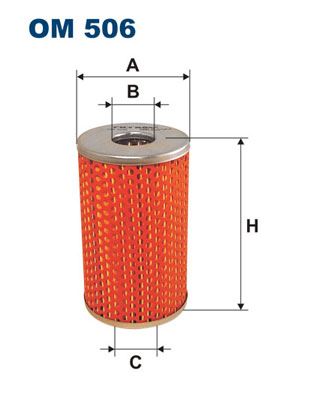 FILTRON OM506 Yag Filtresi Mercedes M115 M130 M180 W110 W111 W112 W114 W115 W123 S123 C123 W460