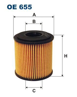 FILTRON OE655 Yag Filtresi Smart M160 Om660 Fortwo Coupe 451 Roadster Coupe 452