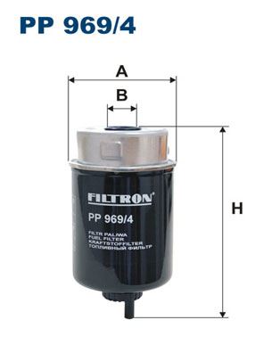 FILTRON PP969.4 Yakit Filtresi Blueprint