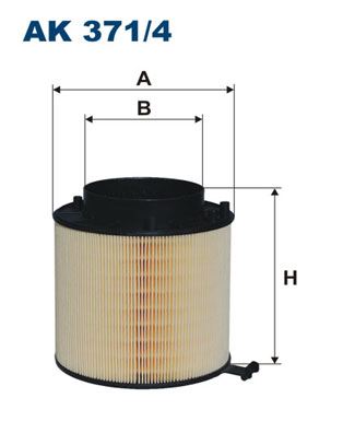 FILTRON AK371/4 Hava Filtresi A4 08-15 4.2 - A5 10-17 - Q5 08>