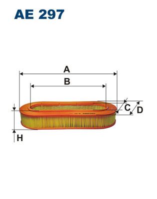 FILTRON AE297 Hava Filtresi Mercedes M115 W123 S123 C123