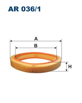 FILTRON AR036.1 Hava Filtresi Mercedes M103 W201