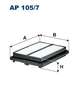 FILTRON AP105.7 Hava Filtresi Honda Cr-V 2.4l K24z1 K24z4 Re7 Kasa 09->